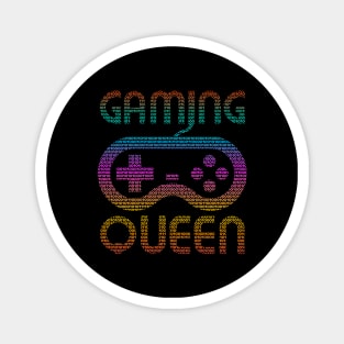 Gaming queen colorful binary gamepad Magnet